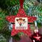 Red Western Metal Star Ornament - Lifestyle