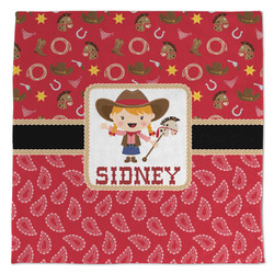 Red Western Microfiber Dish Towel (Personalized)
