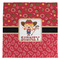 Red Western Microfiber Dish Rag - FRONT