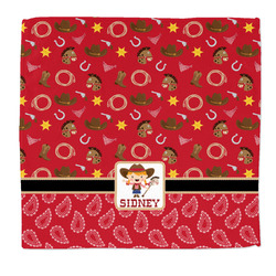 Red Western Microfiber Dish Rag (Personalized)