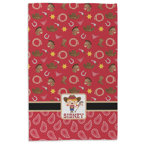 Red Western Microfiber Dish Towel - APPROVAL