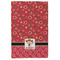 Red Western Microfiber Dish Towel - APPROVAL