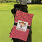 Red Western Microfiber Golf Towels - Small - LIFESTYLE