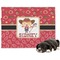 Red Western Dog Blanket - Large (Personalized)