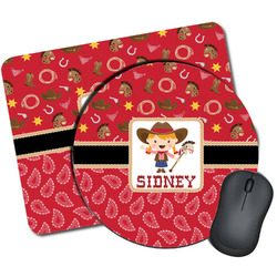 Red Western Mouse Pad (Personalized)