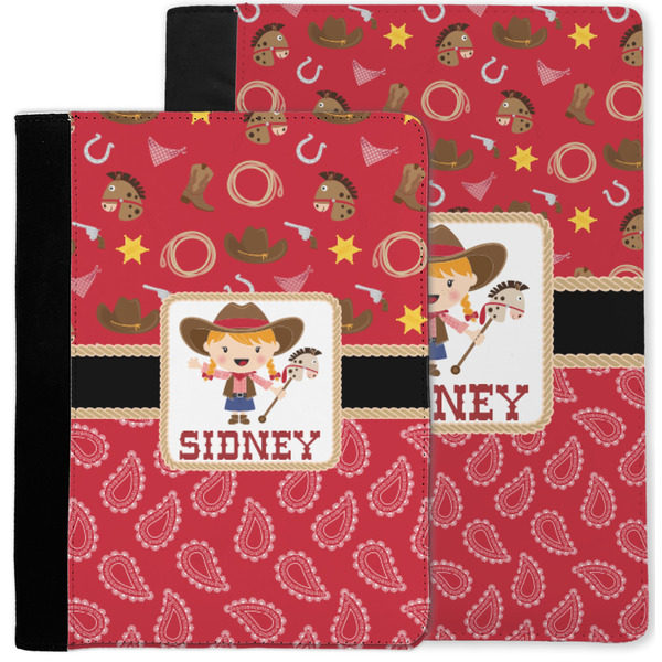 Red Western Notebook Padfolio - MAIN