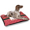 Red Western Outdoor Dog Beds - Large - IN CONTEXT
