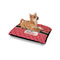 Red Western Outdoor Dog Beds - Small - IN CONTEXT