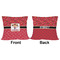 Red Western Outdoor Pillow - 16x16