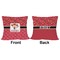 Red Western Outdoor Pillow - 18x18