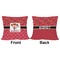 Red Western Outdoor Pillow - 20x20