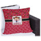 Red Western Outdoor Pillow