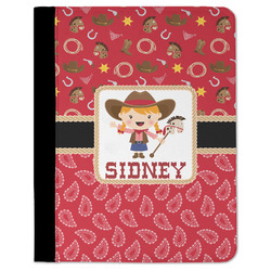 Red Western Padfolio Clipboard - Large (Personalized)