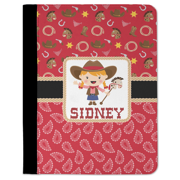 Custom Red Western Padfolio Clipboard (Personalized)