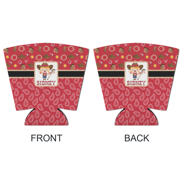 Red Western Party Cup Sleeves - with bottom - APPROVAL