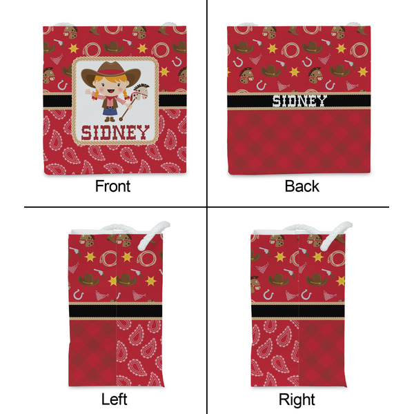 Red Western Party Favor Gift Bag - Gloss - Approval