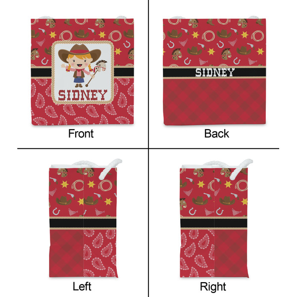 Red Western Party Favor Gift Bag - Matte - Approval