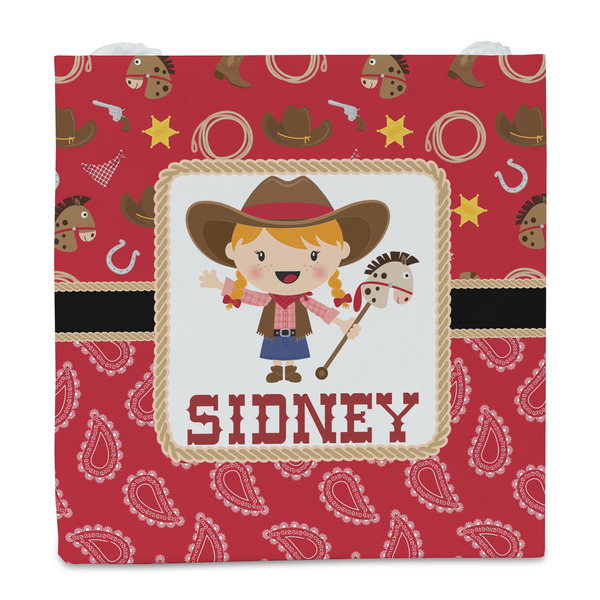 Red Western Party Favor Gift Bag - Matte - Front