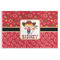 Red Western Disposable Paper Placemats (Personalized)