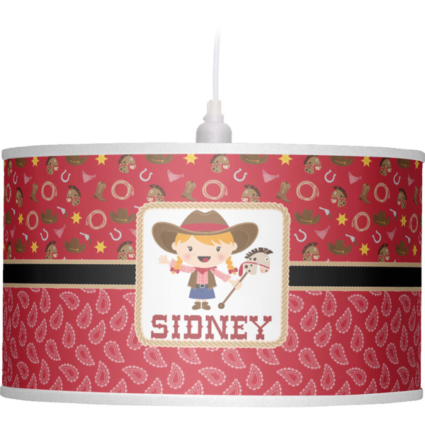 Red Western Pendant Lamp Shade