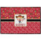 Red Western Door Mat - 36"x24" (Personalized)