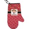 Red Western Personalized Oven Mitts