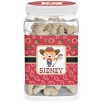 Red Western Dog Treat Jar (Personalized)