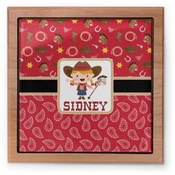 Red Western Pet Urn w/ Name or Text