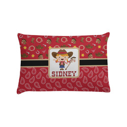 Red Western Pillow Case - Standard (Personalized)