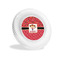 Red Western Plastic Party Appetizer & Dessert Plates - Main/Front