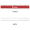 Red Western Plastic Ruler - 12" - APPROVAL