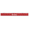 Red Western Plastic Ruler - 12" - FRONT