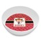 Red Western Melamine Bowl - 8 oz (Personalized)