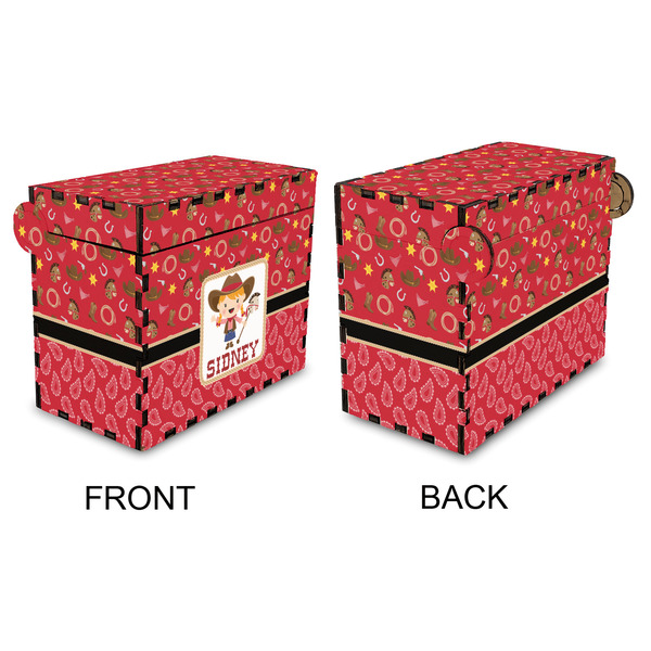Red Western Recipe Box - Full Color - Approval