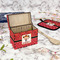 Red Western Recipe Box - Full Color - In Context