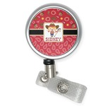 Red Western Retractable Badge Reel (Personalized)