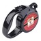 Red Western Retractable Dog Leash - Angle