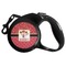 Red Western Retractable Dog Leash - Main
