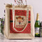 Red Western Reusable Cotton Grocery Bag - In Context