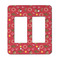 Red Western Rocker Light Switch Covers - Double - MAIN