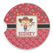 Red Western Sandstone Car Coaster - Single (Personalized)