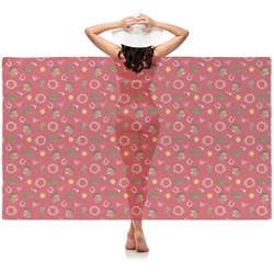 Red Western Sheer Sarong