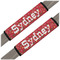 Red Western Seat Belt Covers (Set of 2)