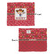 Red Western Security Blanket - Front & Back View