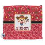 Red Western Security Blanket (Personalized)