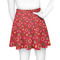 Red Western Skater Skirt - Back