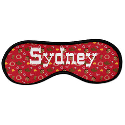 Red Western Sleeping Eye Masks - Large (Personalized)