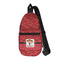 Red Western Sling Bag - Front View