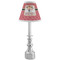 Red Western Small Chandelier Lamp - LIFESTYLE (on candle stick)