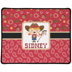 Red Western Large Gaming Mouse Pad - 12.5" x 10" (Personalized)